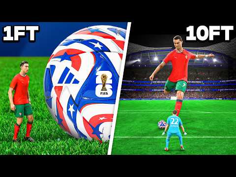 Видео: Чемпионат мира. Но каждый гол игрока становится гигантом