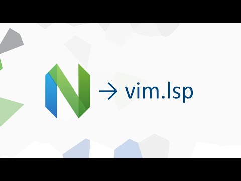 Видео: Neovim: интеграция LSP раскрыта | lspconfig → vim.lsp