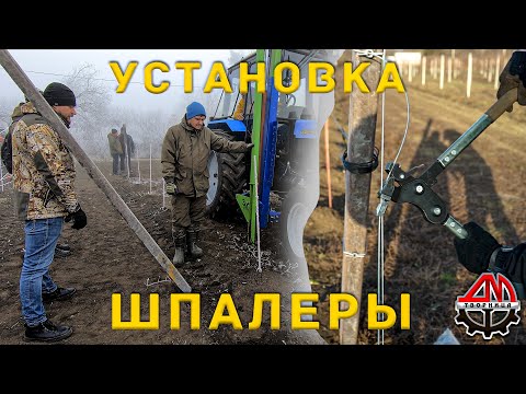 Видео: Установка шпалеры