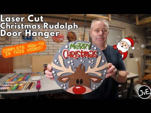 Видео: Дверная вешалка Rudolph с лазерной резкой