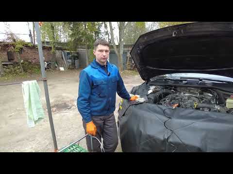 Видео: Volkswagen Touareg II NF 3.0 V6 TDI CJGD CRCA Замена топливного фильтра дизельного двигателя