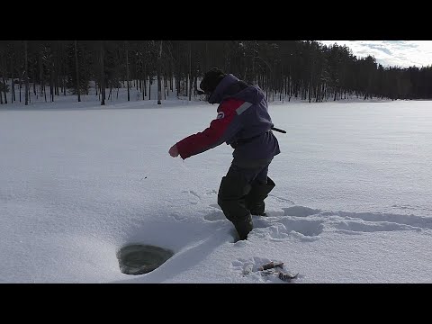 Видео: РЫБАЛКА В ЗАГАДОЧНОЙ ДЫРЕ НА ТАЁЖНОМ ОЗЕРЕ! КЛЮЁТ,КАК ИЗ ПУЛЕМЁТА! БУРАН ПРЁТ ПО СНЕГУ, КАК ДТ-75!