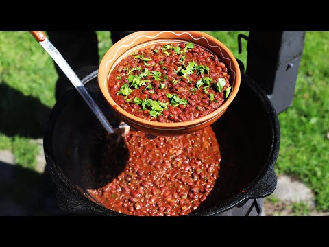 Видео: САМОЕ ВКУСНОЕ БЛЮДО БЕЗ МЯСА. ЛОБИО В КАЗАНЕ