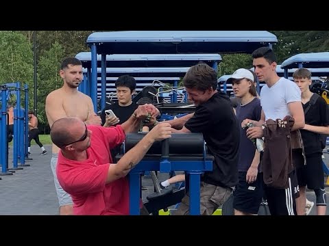 Видео: Армрестлинг на кислые руки (часть 25)