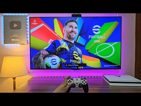 Видео: Геймплей Efootball 2025 (PS4 Slim)