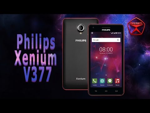 Видео: Philips Xenium V377. Подробный обзор / от Арстайл /