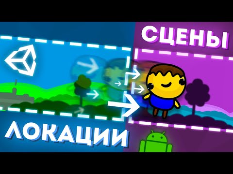 Видео: СМЕНА СЦЕН, ЛОКАЦИЙ В UNITY + ЭКРАН ЗАГРУЗКИ || Unity 2D Уроки C# Создание Игр