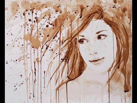 Видео: Мастер класс Нетрадиционная техника рисования Кофе арт