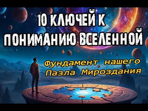 Видео: 10 Ключей к Пониманию Вселенной - Фундамент нашего Пазла Мироздания