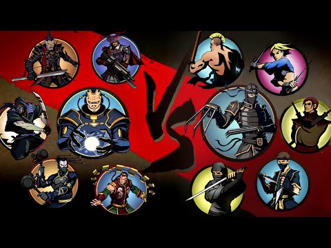 Видео: Shadow Fight 2 Титан и телохранители против Рыси и телохранителей