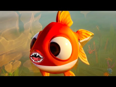 Видео: Я РЫБА #1 Кид стал Маленькой Золотой Рыбкой. Симулятор рыбки I Am Fish на пурумчата