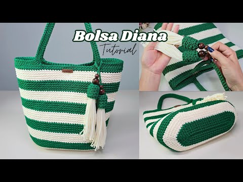 Видео: ЛЕГКАЯ и ЭКОНОМИЧНАЯ вязаная крючком сумка: идеальный тренд для начинающих! Сумка Diana