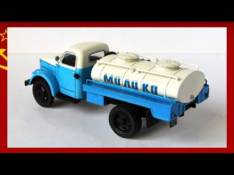 Видео: История в моделях. Выпуск 15. АЦПТ-1,8 (51). СССР, Калужская область, 1963 год. Модель 1/43