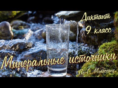 Видео: Диктант по русскому языку с проверкой! 9 класс. Минеральные источники #диктант9класс #диктант