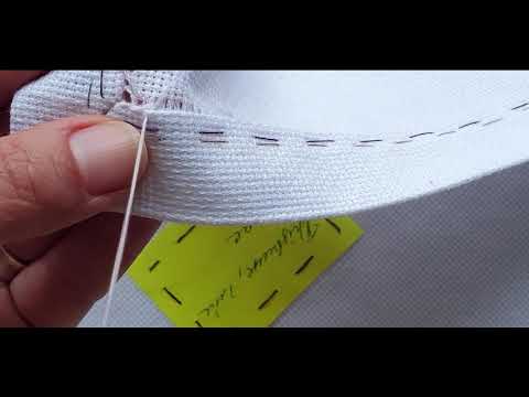 Видео: Підрублювання виробу мережкою. Частина 6.