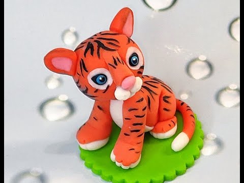 Видео: 🐅ТИГРЕНОК из ДОМАШНЕЙ МАСТИКИ - символ 2022года!!!🎄 Пошаговый МК! Вес и все размеры!