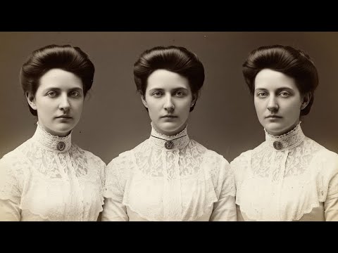 Видео: Три сестры 1903 года выглядят одинаково — пока не приблизишься к шее средней