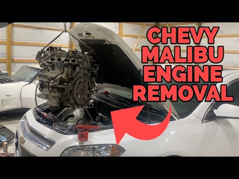 Видео: Ремонт двигателя Chevrolet Malibu 2.4 2008–2012 годов выпуска — Снятие двигателя — Инструкция — П...