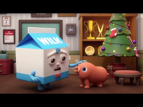 Видео: Рождество Сардельки🍞Салон Дядюшки Брэда 🧁🍪 Мультик Сезон 1 Серии 21-24