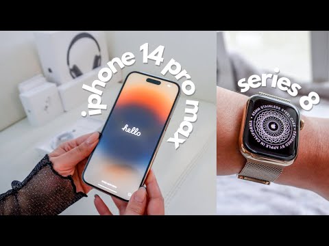 Видео: [русский] Unboxing ✨📦 iPhone 14 Pro Max + Apple Watch Series 8 + AirPods Pro + AirPods Max