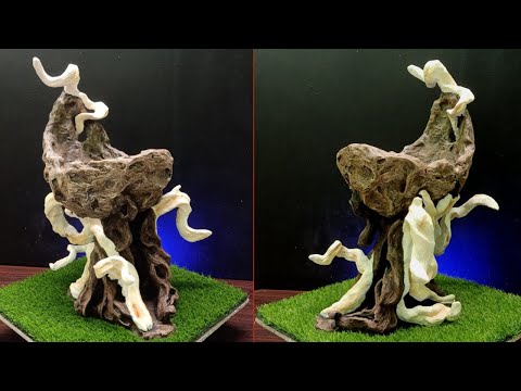 Видео: как сделать дома цементные горшки для растений |  как сделать сеялку для пней из цемента