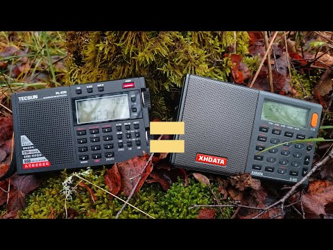 Видео: TECSUN PL-330 vs. XHDATA D-808. Приём в лесу