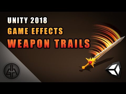 Видео: Unity 2018 — Игровые визуальные эффекты — Следы оружия / Учебник по рубящему удару