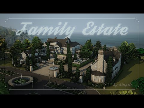 Видео: Родовое поместье 💎 | Family Estate | Строительство The Sims 4