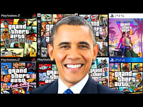 Видео: Президенты оценивают каждую игру Grand Theft Auto!