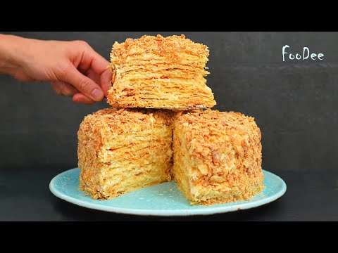 Видео: ИДЕАЛЬНЫЙ торт НАПОЛЕОН получается по этому рецепту! ОЧЕНЬ вкусный крем и слоистые коржи!