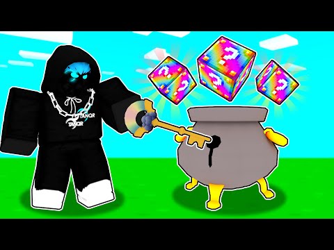 Видео: РАДУЖНЫЕ УДАЧНЫЕ БЛОКИ в Roblox Bedwars..