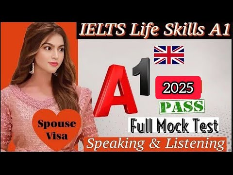 Видео: Тест на получение визы супруга супруга (супруги) IELTS UKVI A1 по жизненным навыкам || Устная реч...