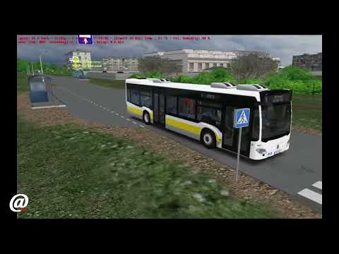 Видео: Omsi 2 "Русская Глубинка 2.5" Маршрут Nr. 4 (Кольцевой)