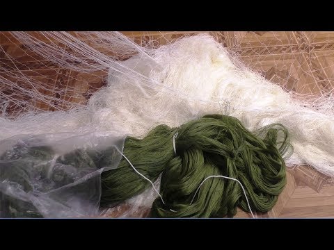 Видео: КАПРОНОВАЯ РЫБОЛОВНАЯ СЕТЬ, РУЧНОЙ РАБОТЫ, рыбалка на сети  fishermandv.27rus
