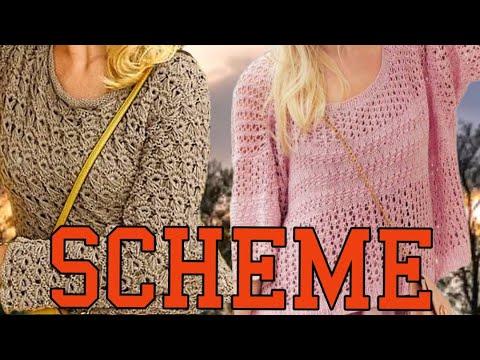 Видео: 8 схем вязания на летние кофты, узоры спицами. 8 knitting patterns for summer sweaters.