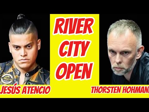 Видео: RIVER CITY OPEN 2025 — ХЕСУС АТЕНСИО ПРОТИВ ТОРСТЕНА ХОМАННА — БИЛЬЯРД 2025 В ЭФИРЕ