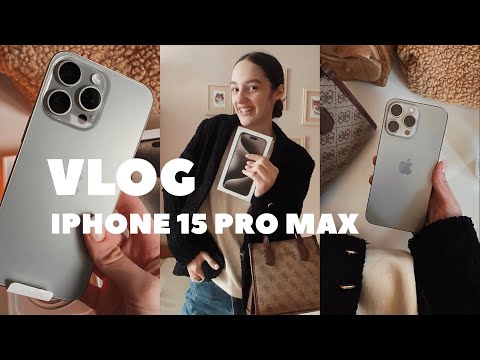 Видео: VLOG ПОКУПКА IPHONE 15 PRO MAX 1ТБ НАТУРАЛЬНЫЙ ТИТАН🩶 СРАВНЕНИЕ С IPHONE 11