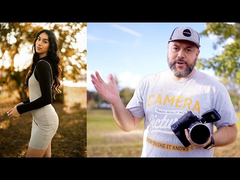 Видео: Портретная съёмка со вспышкой и ND-фильтром | Полное руководство