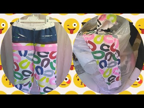 Видео: Не то штанина, не то рукава-а что получилось???? Переделки из мешка с ветошью.