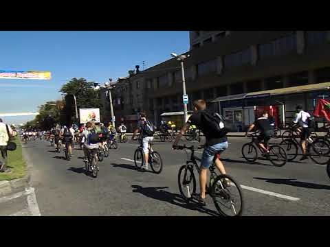 Видео: Запорожье ВЕЛО ПРОБЕГ В ДЕНЬ ФЛАГА 23.08.2015