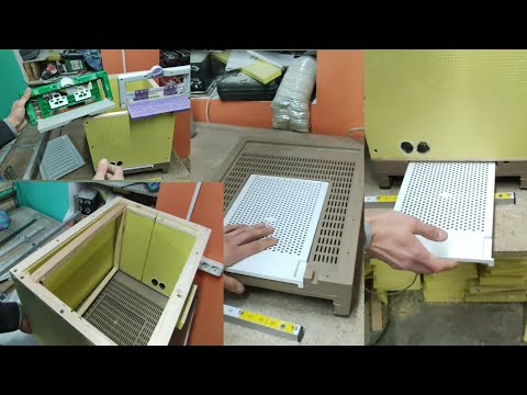 Видео: Возможности наших ульев расширяются, новое турецкое дно с пыльцесборником