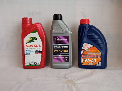 Видео: Сравнение недорогих масел - SAVSOL, DEVON, STRONG OIL.