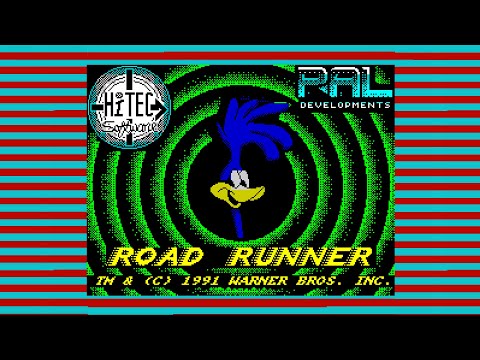 Видео: прохождение игры "Road Runner and Wile E. Coyote zx spectrum games"