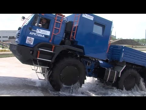 Видео: КАМАЗ-Арктика 6x6 — полный обзор от разработчиков, показ жилого модуля внутри