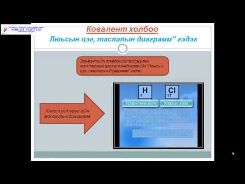 Видео: Монгол Тэмүүлэл сургууль - Хими Ковалент II