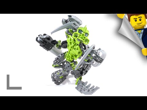 Видео: Обзор набора Lego Bionicle #8686 Тоа Лива Нува Фантока (Toa Lewa Nuva Phantoka)