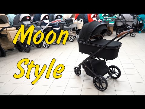 Видео: Обзор детской коляски Moon Style @koliaskid, @kolyaska.777 ТЦ АЭРОБУС Москва