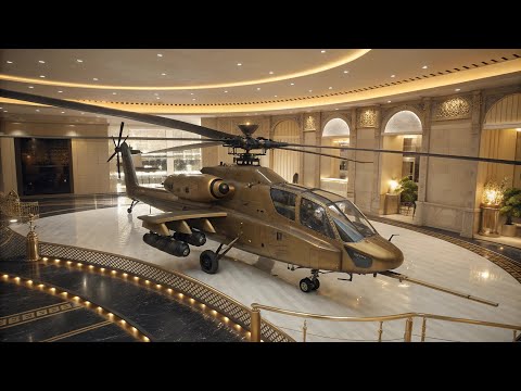 Видео: Apache Guardian Gold Showcase — невероятный облик боевого вертолёта