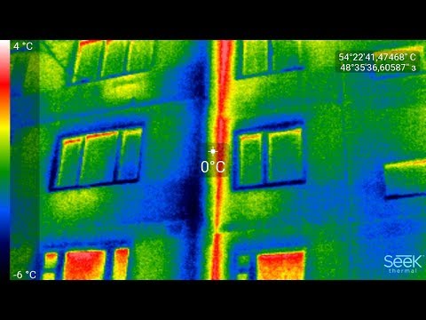 Видео: Почему промерзают пластиковые окна и стены в квартире Проверка квартиры на утечку тепла тепловизором