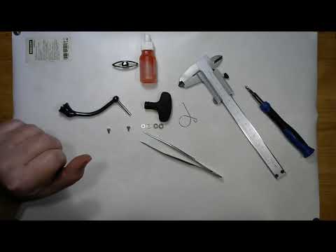 Видео: Переделка кноба ручки рыболовной катушки из неразборного в разборный.